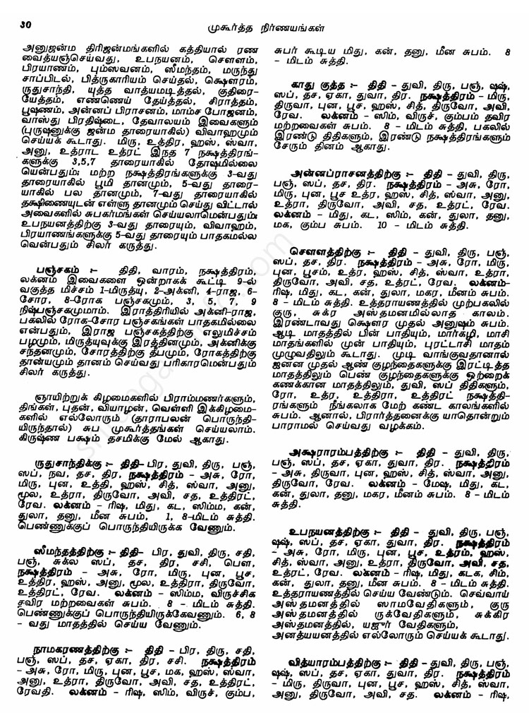 Panchangam